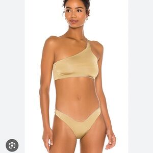 Indah arrow skimpy solid seamless bikini bottom